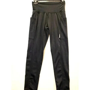 Reebok Black Leggings Yoga Pants Tights‎ 1B